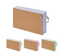 Cartes flash lignées - Index | Cartes d'index lignées de 7,6 x 12,7 cm avec anneaux en métal pour examen des étudiants, prise de notes, plans de cours pour enseignants, enfants, salle de classe