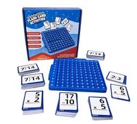 Cartes flash mathématiques, cartes de table de multiplication, 21 cm, tableaux d'apprentissage éducatifs pour entraînement mental, fonction de rappel rapide pour enfants, école, construction laminée
