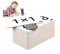 Cartes Flash mathématiques,Jeu de mathématiques Polyvalent - Lot de 90 Cartes Flash mathématiques de 4 additions, soustractions, divisions, Cartes Flash de Multiplication pour la Maternelle.