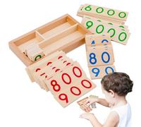 Cartes flash mathématiques - Kit éducatif avec chiffres et alphabets - Pour - Jouet interactif pour l'apprentissage précoce - Tableau noir pour nombre de couleurs
