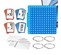 Cartes flash mathématiques préscolaires - Jouets éducatifs, tableau d'apprentissage, cartes d'activité de comptage et de nombres, ensemble de développement des compétences précoces | Jouet de pratique