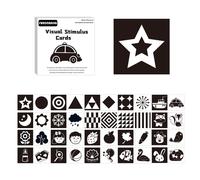 Cartes Flash Montessori Pour Bébés De 0 À 12 Mois, Jouets Éducatifs, Stimulation Visuelle, Cadeaux Pour Bébés