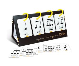 Cartes Flash Musicales - 75 pièces de Cartes dee Pratique du Rythme, Carte de Rythme | Outils d'apprentissage | Accessoires d’enseignement la Musique | pour Les débutants Cours à Domicile en