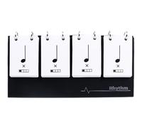 Cartes Flash Musicales, théorie Musicale Rythm Cartes Flash Remarque Carte de Formation Éducation Améliorez la Lecture de la Vue et la terminologie Musicale pour Les Enfants débutants, Blancs, Blanc