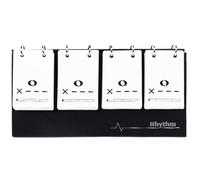Cartes Flash Musicales, théorie Musicale Rythm Cartes FLASS Remarque Carte de Formation Musique Éducation Cartes Flash Améliorez la Lecture de la Vue et la terminologie Musicale pour Les étudiants de