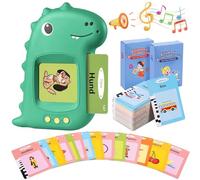 Cartes Flash parlantes, Cartes éducatives pour Enfants, Jouets éducatifs Audibles, Cartes éducatives, Cartes Flash parlantes pour Tout-Petits, 112 Feuilles 224 Mots, Bilingue Allemand Anglais
