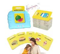 Cartes Flash parlantes - Machine d'apprentissage de cartes à puce éducatives - Machine à carte éducatives en anglais pour que les bébés puissent insérer des carte | Jouets portables pour tout-petits