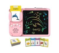 Cartes Flash Parlantes - Système D'apprentissage De La Parole De Poche 2 En 1, Cartes De Mots Audibles Interactives | Dispositif Éducatif De La Petite Enfance Avec Tablette À Dessin, Développement De