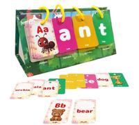 Cartes Flash Phonétiques Anglaises pour, Reconnaissance De L'alphab | Cartes Avec Des Mots | Cartes D'apprentissage Debout Pour Les D'âge Préscolaire De La Maternelle Âgés De 3 À 8 An