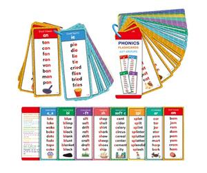 Cartes Flash Phonétiques, Illustrations Lumineuses, 1 Boîte, Jeu De Cartes De Liste De Mots Phonétiques, Carte Joy De Découverte De L'anglais Préscolaire, Facile À Lire, pour Plusieurs Âges