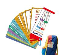 Cartes Flash phonétiques, Jouet éducatif d'orthographe Animale, 60 pièces de matériel de Parole pour, Cartes d'apprentissage pour la Maternelle, phonétique à la Maison pour Filles et garçons,