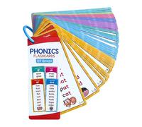 Cartes Flash Phonics, 60 Cartes Double Face avec 1000 Mots, Carte De Mots Phonics 117 Groupes Sonores, Activités d'apprentissage Éducatives Amusantes pour Les Fournitures Scolaires De La Maternelle