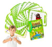 Cartes flash pour apprendre les mots, Cartes flash pour animaux | Cartes flash cognitives 50X | Apprenez l'anglais pour les enfants, cartes flash avec mots visuels, carte d'apprentissage anglaise pour