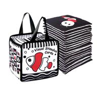 Cartes Flash Pour Bébés, Contraste Élevé, Noir Et Blanc, Jouets De Développement Du Cerveau Du Nouveau-Né, Stimulation Visuelle, Cartes D'activités D'apprentissage Pour Les Tout-Petits