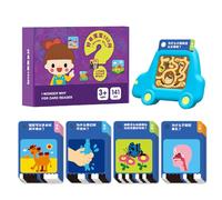 Cartes flash pour - Cartes d'instruction pour - Jouet éducatif d'apprentissage précoce pour de 4 à 6 ans pour jardin d' , salle de classe, maison, voyage et famille