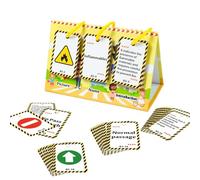 Cartes flash pour étudier, apprendre carte flash - 72x signes de route Cartes Flash interactives éducatives | Jouet d'apprentissage d'éducation préscolaire, jouet de trafic éducatif paire