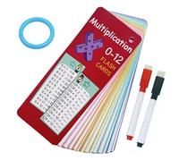 Cartes flash pour multiplication, cartes flash pour multiplication mathématique, cartes d'apprentissage des mathématiques arithmétique pour enfants, 14 cartes flash mathématiques, cartes flash pour