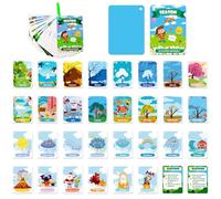 Cartes Flash Season, Cartes Flash Phrases et Images, Version Anglaise, Carte éducative Bébé, Cartes de Connaissances pour les jardins d'enfants, les enseignants, les autistes et les thérapeutes