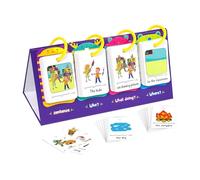 Cartes flash Sight Word pour maternelle, cartes flash d'apprentissage maternelle, kits de construction de mots anglais pour , effaçables à sec, cartes anglaises à code couleur pour cartes de