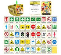 Cartes Flash Traffic Signs, Cartes Flash Phrases et Images, Version Anglaise, Carte éducative Bébé, Cartes de Connaissances pour jardins d'enfants, enseignants, autistes et thérapeutes