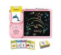 Cartes Flash Vocales - d'apprentissage Préscolaire 2 en 1, Tablette De Dessin De Machine De Lecture Audible Interactive | Aide Éducative Au Développement du Langage pour Tout-Petits, GA