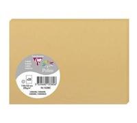 Cartes - Format C6 - 110x155mm - Pollen - Caramel - 25 unités - Clairefontaine Caramel G