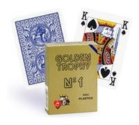 GOLDEN Prix Bleu Poker Jouer Cartes Pont N1 Plastique Modiano Fait En Italie New