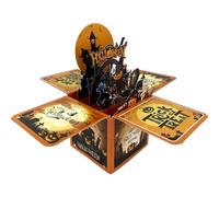 Cartes Halloween | Carte postale effrayante - Carte Pop-Up 3D Fait À La Main Pour Filles Garçons Hommes Femmes Adultes Amis Maman Mari