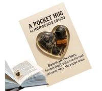 Cartes Inspirantes de Poche | Charme Portatif Sentimental,Carte d'Encouragement pour les Amateurs de Moto - pour Motards Hommes Femmes Amis Famille Voyage Trajets