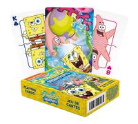 Cartes ? Jouer SpongeBob AQUARIUS - Jeu de Cartes Officiel avec le Cast de Bob l'?ponge - Id?al pour vos Jeux de Soci?t? - Jaune