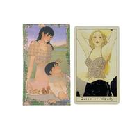 Cartes Love Oracle, jeu de tarot d'amour, messages et symboles romantiques, finition robuste de qualité, jeu de relations pour soirées en famille, célibataires, couples explorant l'amour, 10,3 x 6 cm