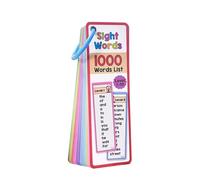 Cartes mémoire de vocabulaire double face, cartes d'apprentissage éducatives à haute fréquence, cartes flash pour apprendre à lire des mots à vue, outil d'apprentissage de la langue, listes de mots à