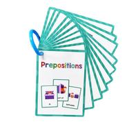 Cartes mémoire éducatives pour vocabulaire en anglais pour enfants - Carte d'apprentissage précoce - Aide pédagogique pour enseignant - Cartes d'apprentissage interactives en anglais