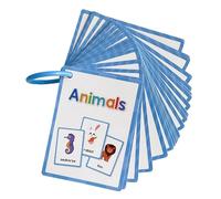 Cartes mémoire éducatives pour vocabulaire en anglais pour enfants - Carte d'apprentissage précoce - Aide pédagogique pour enseignant - Cartes d'apprentissage interactives en anglais