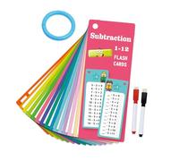 Cartes Mémoire Effaçables Pour L'enseignement Des Mathématiques Cartes De Pratique D'addition/soustraction/multiplication/division Outil D'apprentissage Précoce Pour Toutes Les Opérations