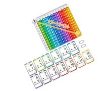 Cartes mémoire en Papier pour la Pratique des mathématiques, Cartes d ' étude arithmétique Design Convivial pour Les Voyages en t à la Maison, Cartes d ' Apprentissage par Addition