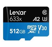 Lexar 633x 512 Go MicroSDXC UHS-I Classe 10