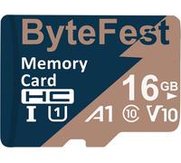 Cartes Mémoire Mic Rosd 16 Go + Adaptateurs, Uhs-I U1 Tf Card Jusqu'À 80 Mo/S, A1 C10 V10 Fhd Vidéo, Pour Caméra De Sport/Surveillance/Dash Cam/Téléphone Portable[MEM8291321]