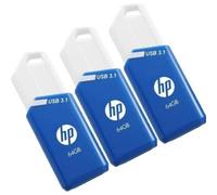 HP x755w Triple Pack lecteur USB flash 64 Go USB Type-A 3.2 Gen 1 (3.1 Gen 1) Bleu, Blanc