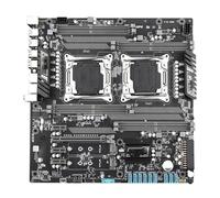 Cartes mères d'ordinateur Kit De Carte Mère Fit for SZMZ X99 Dual Z8 avec Processeur E5 2695 V3 Et 4 X 16 Go De RAM DDR4 2133 MHz ECC REG X99 Gaming Set 9 X SATA 3.0 Cartes mères d'ordinateur