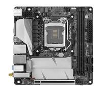 Cartes mères Fit for ASEOCK Z490M-ITX/ac LGA 1200 DDR4 M.2 Compatible avec Les processeurs Intel Core i9-10900K, i5-10500T, i3-10100 et i7-10700