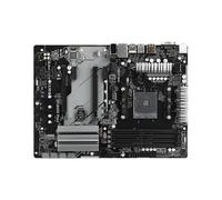 Cartes mères Fit for ASRock B450 PRO4 Compatible avec Les processeurs R7 5800x3D, 5700x3D, 5700X, R5 5600X et 5600G, 4 emplacements RAM DDR4 3200 MHz, 128 Go de, 2 Ports M., HDMI, ARGB Format MATX