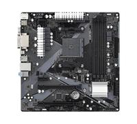 Cartes mères Fit for ASROCK B450M PRO4-F R2.0 Compatible avec Les processeurs 5950X, 5800X3D, 5700X, 5600X, 5600G, 1700X et 2700X (AM4, 4X DDR4, Format mATX)