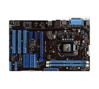Cartes mères Fit for ASUS H61-PLUS, Socket Intel H61, LGA 1155, 2 x DDR3, 16 Go de RAM, 4 SATA II, Format ATX, Compatible avec Les processeurs Core i3-3220, i3-3225, i5-2310 et i5-2500