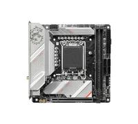 Cartes mères Fit for MSI MPG B760I Edge WiFi DDR4, Socket Intel B760, LGA 1700, Compatible avec 64 Go de RAM NVMe M.2 et Les processeurs Core i7-14900KF, 13900K, 12900K, 12600K, 12400F 12100F