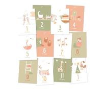Cartes Mes Premiers Mois bébé - 12 cartes étapes - Instants Magiques