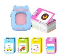 Cartes Montessori Flash Talking pour enfants, apprentissage bilingue français-anglais, dès 3 ans, jouets d'éveil