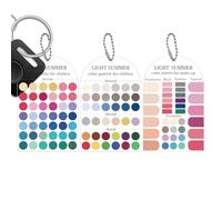 Cartes neutres personnelles complètes d'analyse des couleurs | Guide de correspondance des couleurs pour les vêtements, la beauté, le maquillage, la garde-robe, les drapés