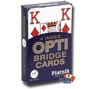 Cartes Opti Bridge 4 index (rouge) Bleu G