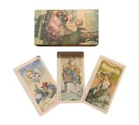 Cartes Oracle - 78 Deck Tarot Board | Deck Des Cartes De Tarot | Divertissement Portable Decck De Divination Russe Tool Oracle Adapté À Des Parties De Voyage À Domicile De Jeu De Table Hommes Adultes